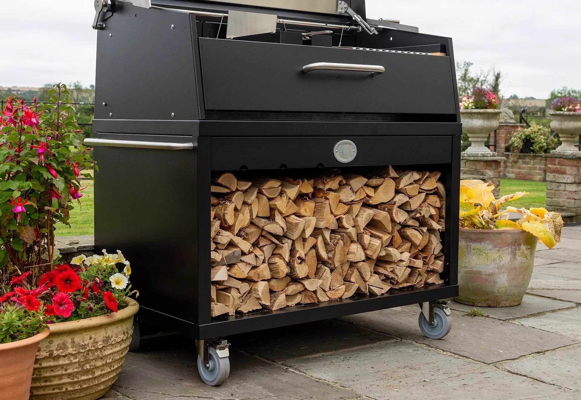 Flamery BBQ Trolley for Large Asado