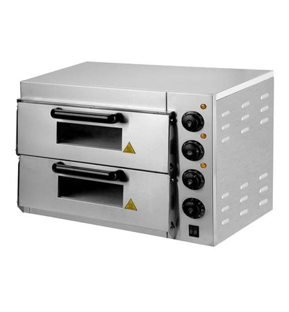 Hamoki Twin Deck Stainless Steel Electric Pizza Oven 16 Inch - 171001