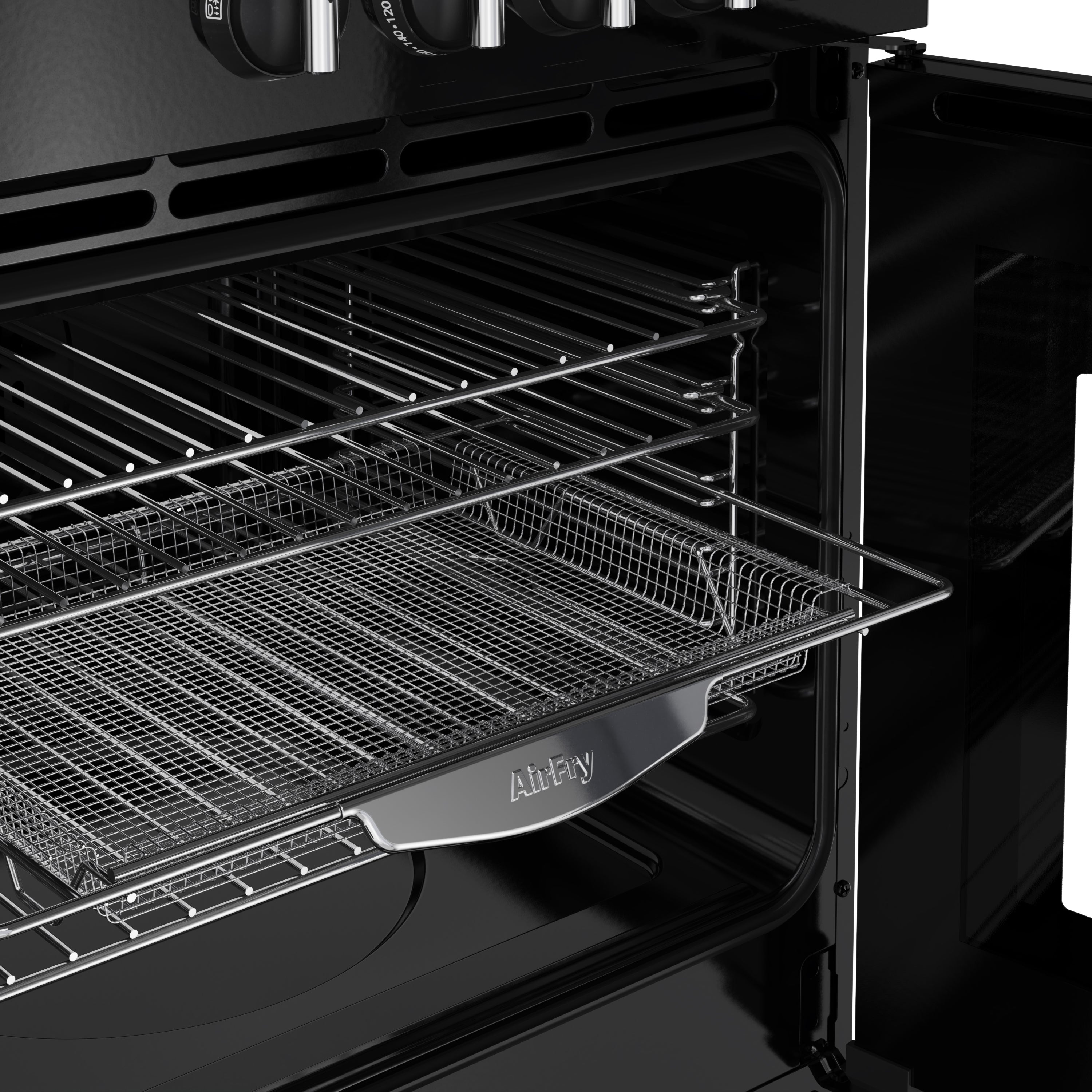 Belling RCA Farmhouse 100DF 100cm Dual Fuel Range Cooker 444411829 Black