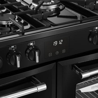 Belling RCA Farmhouse 100DF 100cm Dual Fuel Range Cooker 444411829 Black