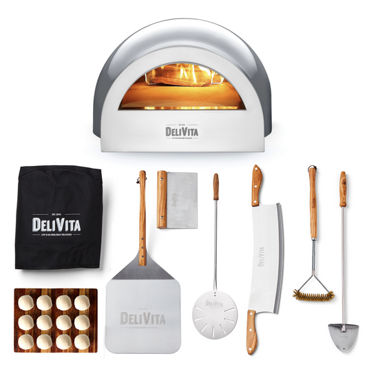 Delivita Pizzaiolo Wood Fired Pizza Oven Bundle