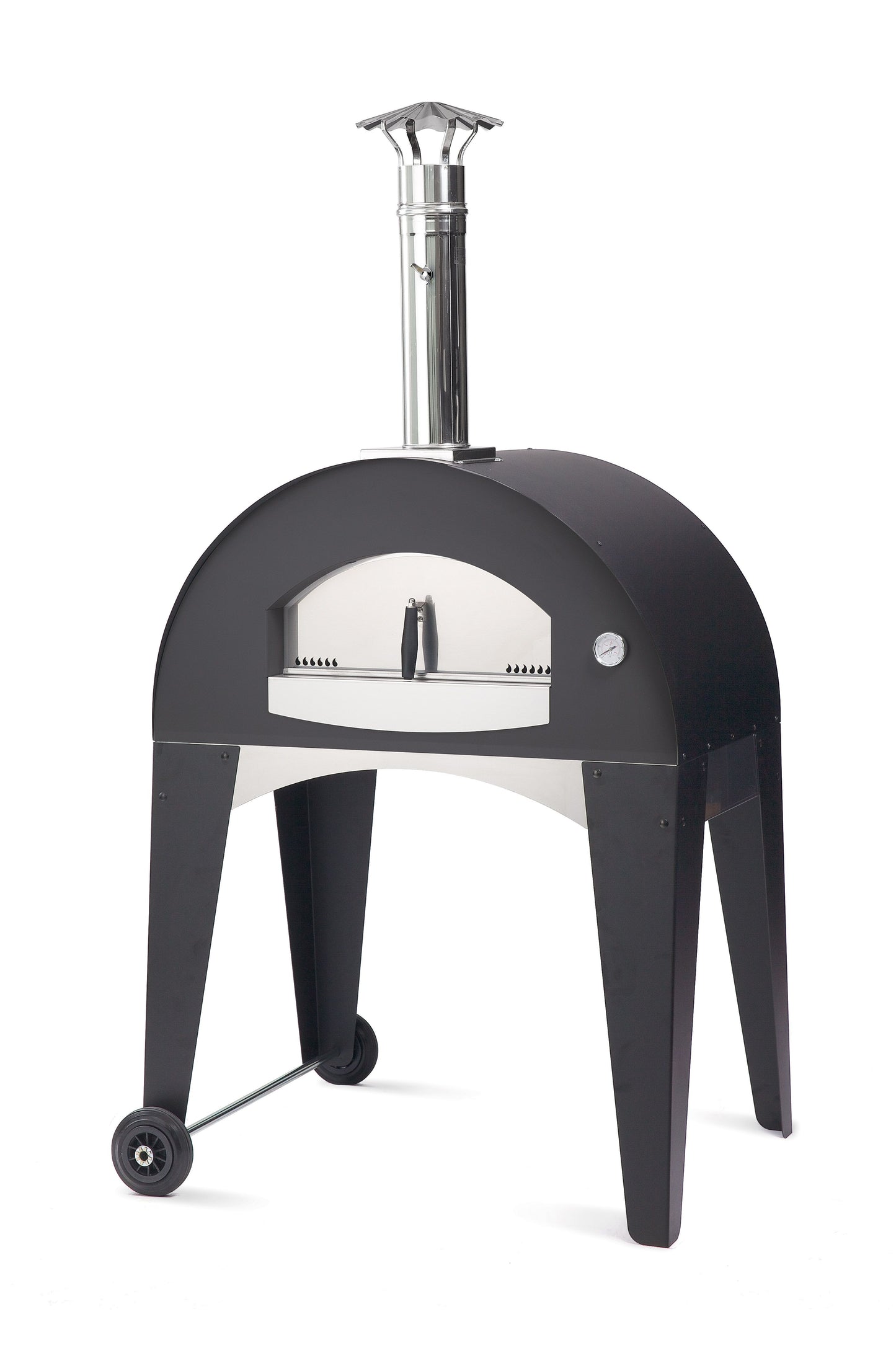 Fontana - Amalfi Wood Burning Pizza Oven With Trolley