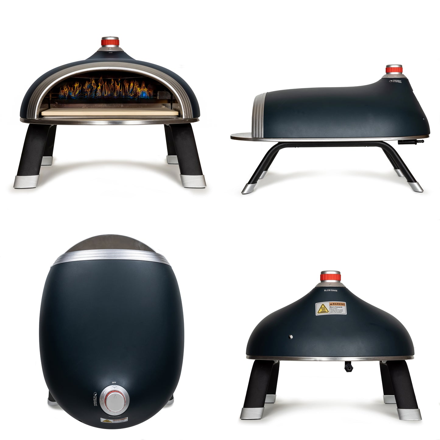 Delivita - Diavolo Gas-Fired Pizza Oven Bundle