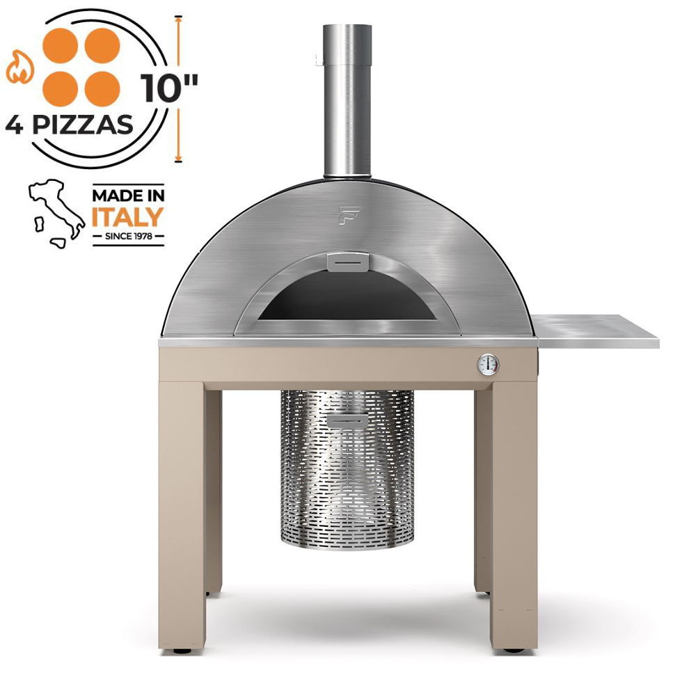 Fontana Forni - Bellagio Wood Fired Pizza Oven With Trolley