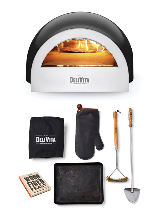 Delivita - Chefs Wood Fired Pizza Oven Bundle