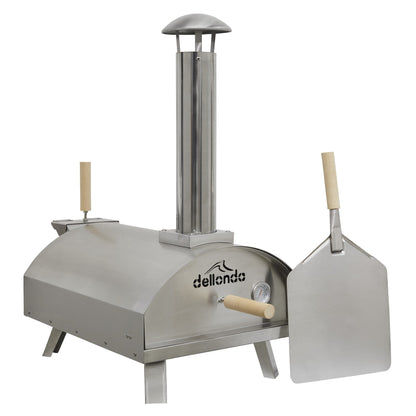 Dellonda Portable Wood Fired 14" Pizza Oven