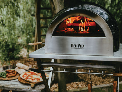 Delivita Deluxe Complete Wood Fired Pizza Oven Bundle