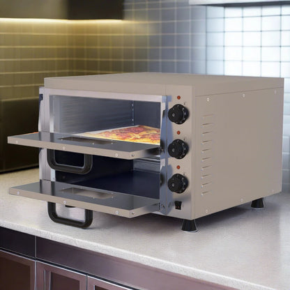 Empire Compact Twin Deck Electric Pizza Oven