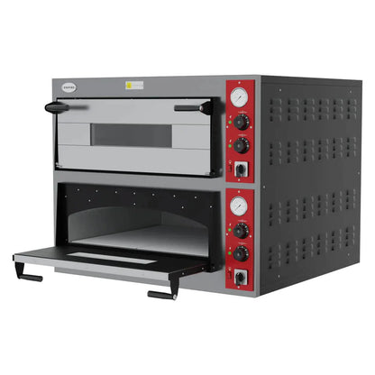 Empire Forno Premium Twin Deck Electric Pizza Oven 8 x 12 Inch