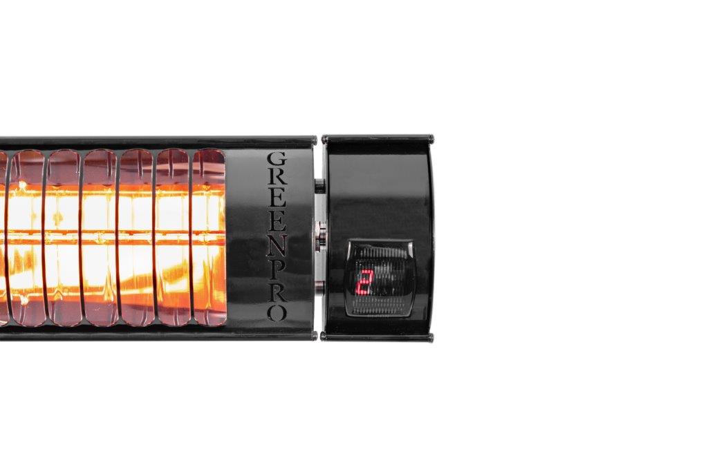 Evergreen Pro 2kW Infrared Patio Heater With Remote Control (400mm)