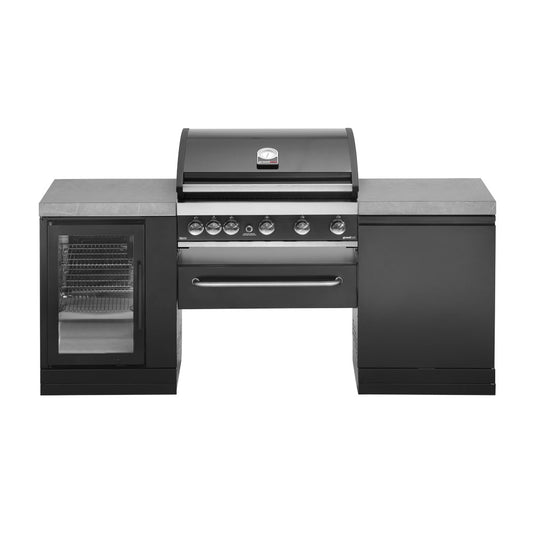 GrandPro 205 Outdoor Kitchen Maxim Grill 5B with Fridge