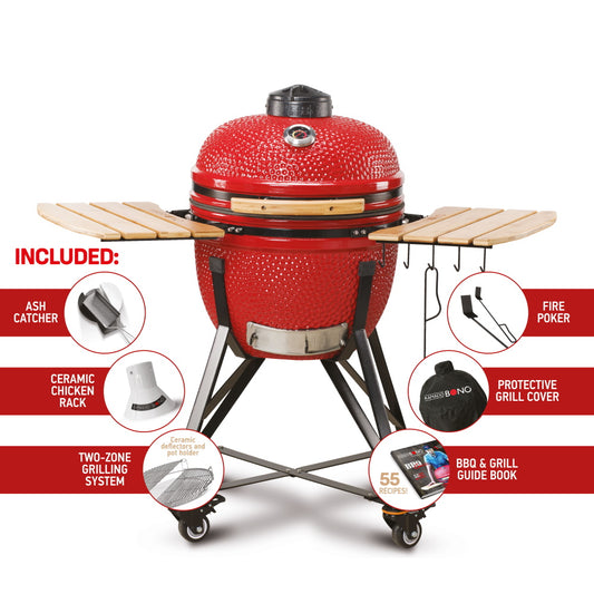 Kamado Bono Media 20" Kamado Grill