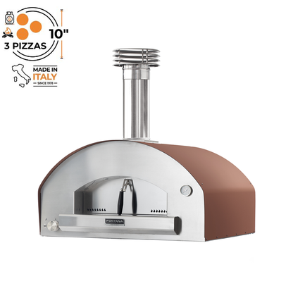 Fontana Forni - Mangiafuoco Gas & Wood (Dual Fuel) Countertop Pizza Oven