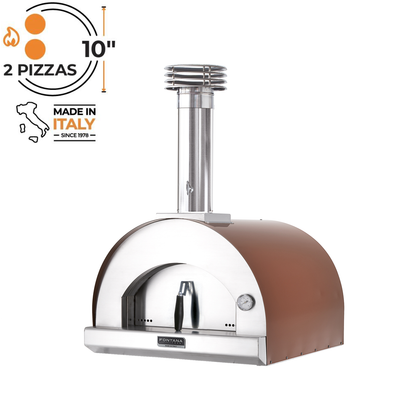 Fontana - Margherita Wood Burning Build In Pizza Oven In Rosso