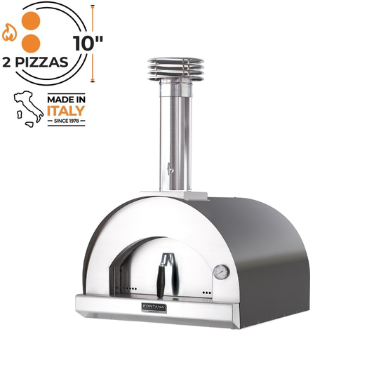 Fontana - Margherita Wood Burning Build In Pizza Oven In Anthracite