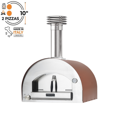 Fontana Forni - Margherita Gas & Wood (Dual Fuel) Countertop Pizza Oven