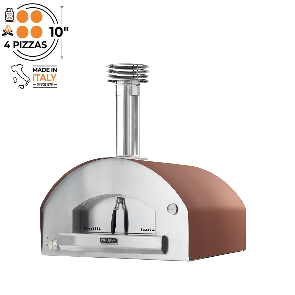 Fontana Forni - Marinara Gas & Wood (Dual Fuel) Countertop Pizza Oven