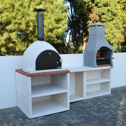 Xclusive Decor Outdoor kitchen - Pizza Oven & BBQ Set