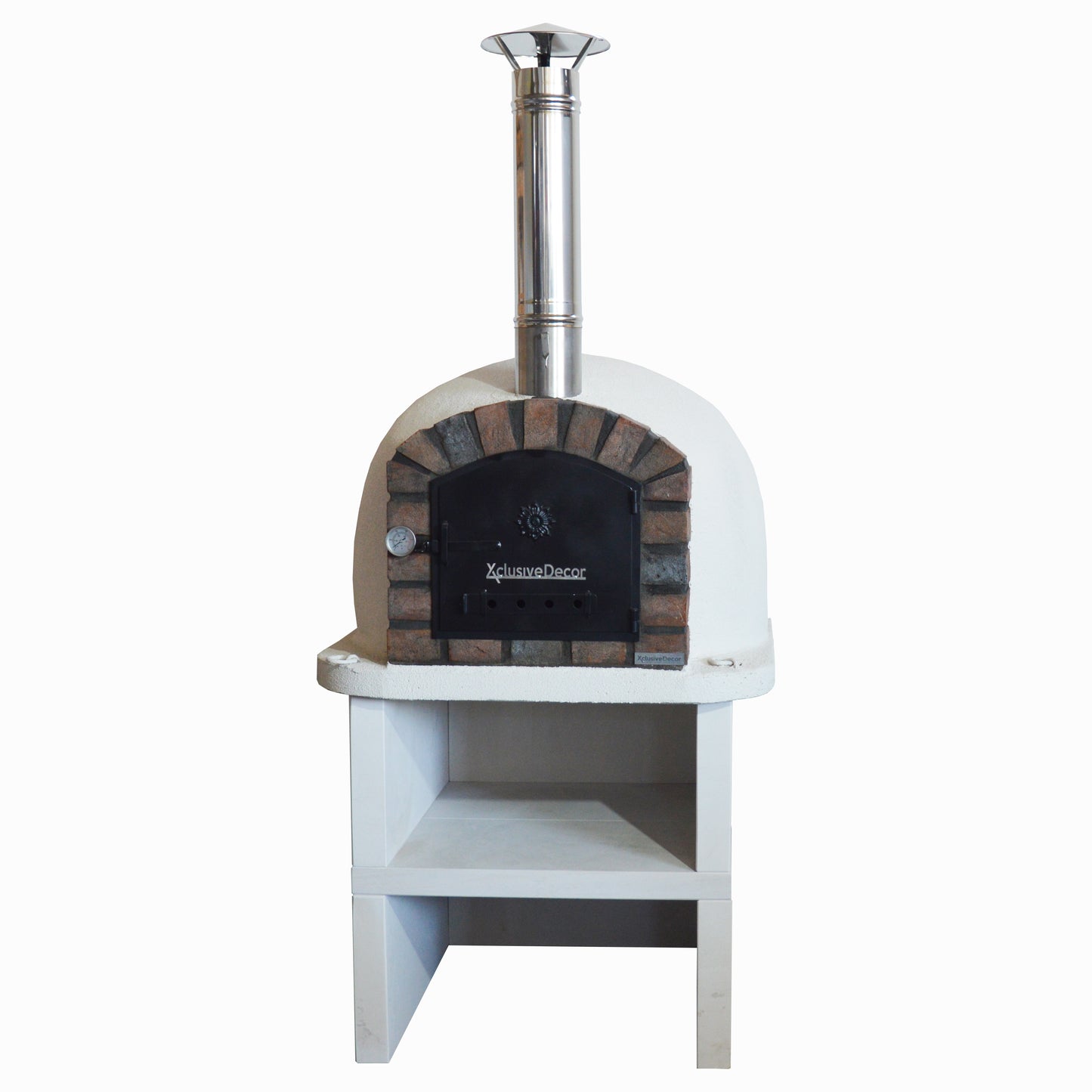 Xclusive Decor Premier Wood Fired Pizza Oven & Stone Stand