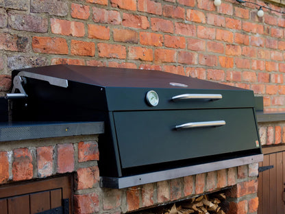 Flamery Large Asado Argentinian BBQ with Full Grill + Firebox