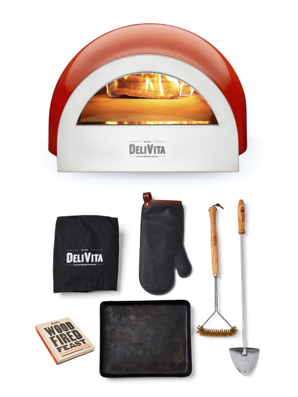 Delivita - Chefs Wood Fired Pizza Oven Bundle