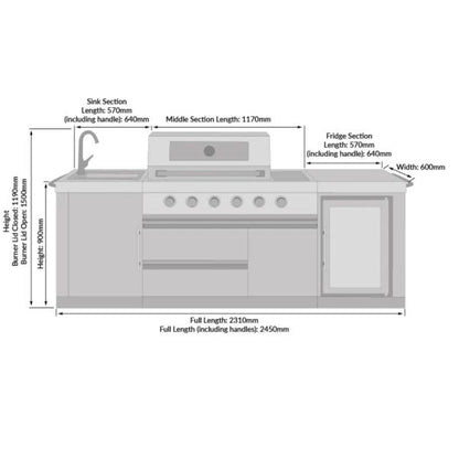 Buschbeck Stainless Steel Outdoor Kitchen