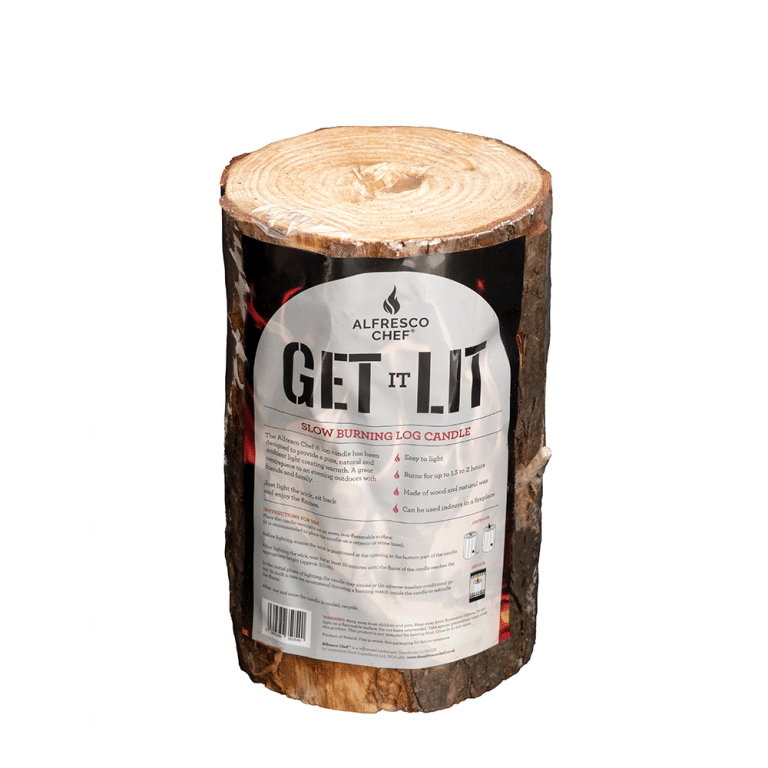 Slow Burning Log Candle