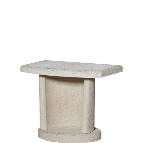 Buschbeck Masonry White Side Table