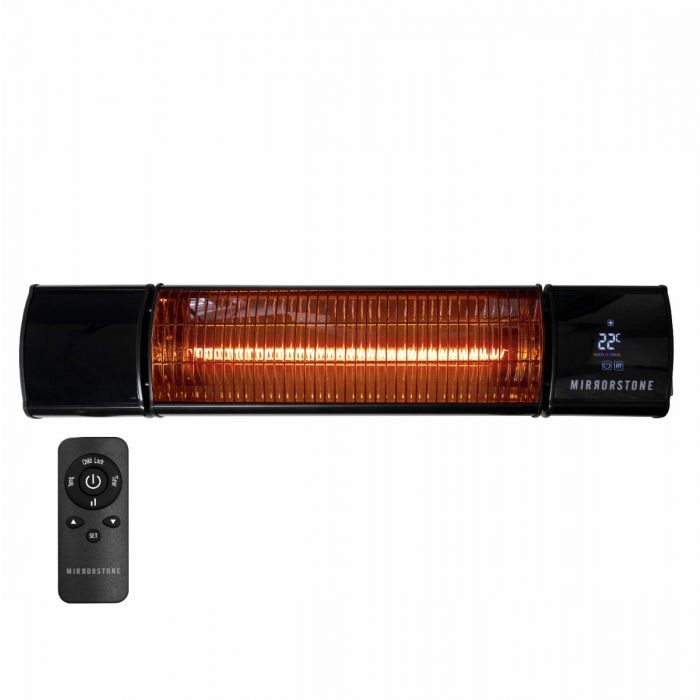 Mirrorstone Athena 1.2kW Wi-Fi Controllable Infrared Bar Heater With Motion Sensor