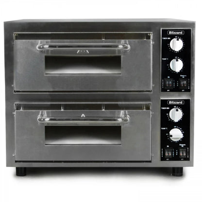 Blizzard Electric Twin Deck Pizza Oven 2 x 16 Inch - BPO2