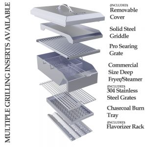 Sunstone Deep Fryer & Steamer Grill Insert