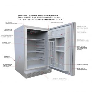 Sunstone Outdoor Rated Refrigerator