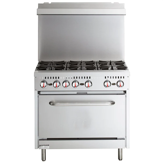 Infernus 6 Burner Range Oven with Splashback