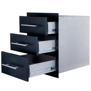 Sunstone Black Series Triple Access Drawer