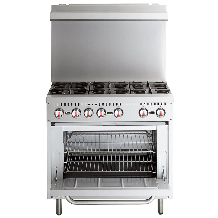 Infernus 6 Burner Range Oven with Splashback