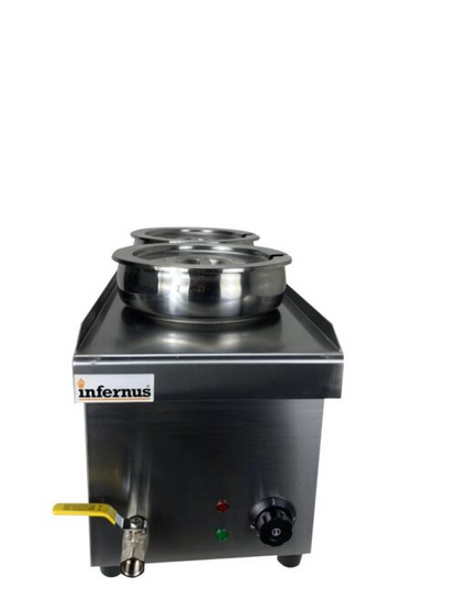 Infernus 2 x 7 Litre Electric Round Bain Marie