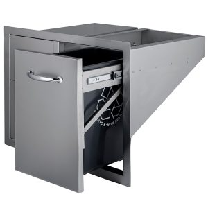 Sunstone Double Drawer and Trash Combo 36″