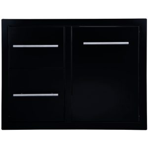 Sunstone Black Series Double Drawer Trash Combo 36″