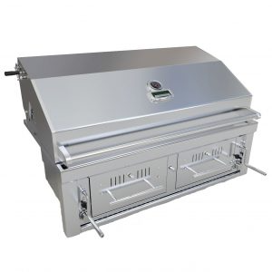 Sunstone 42″ Charcoal & Wood Hybrid Dual Zone Grill