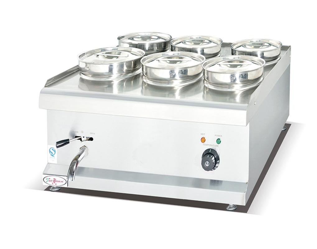 Infernus 6 x 4 Litre Electric Round Pot Bain Marie