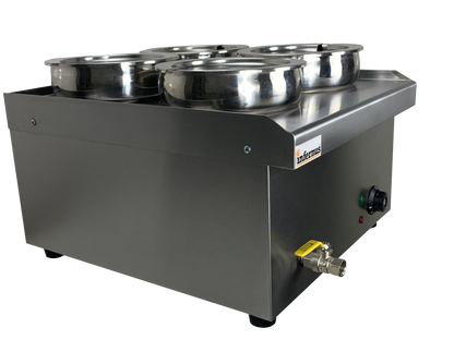 Infernus 4 x 7 Litre Electric Round Pot Bain Marie