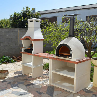 Xclusive Decor Outdoor kitchen - Pizza Oven & BBQ Set