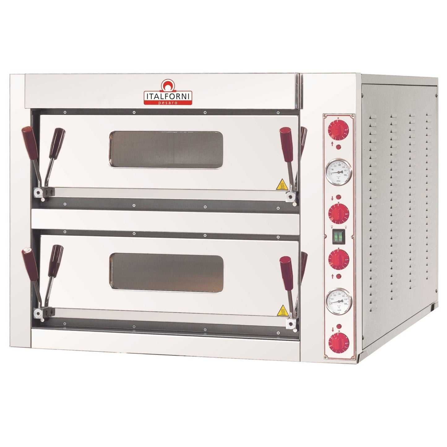 Italforni Twin Deck Brick Based Electric Pizza Oven