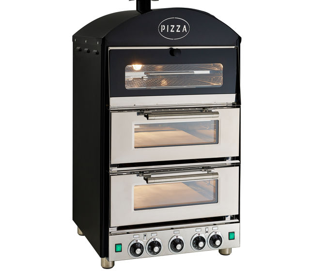 Double Pizza Oven with Warmer PK2W