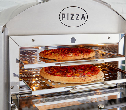 Double Pizza Oven with Warmer PK2W