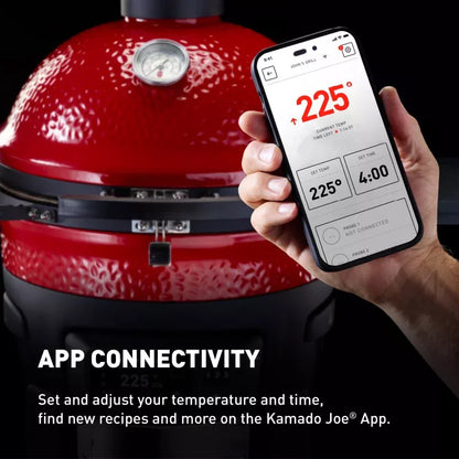 Big Joe Konnected Kamado Joe Ceramic Charcoal BBQ