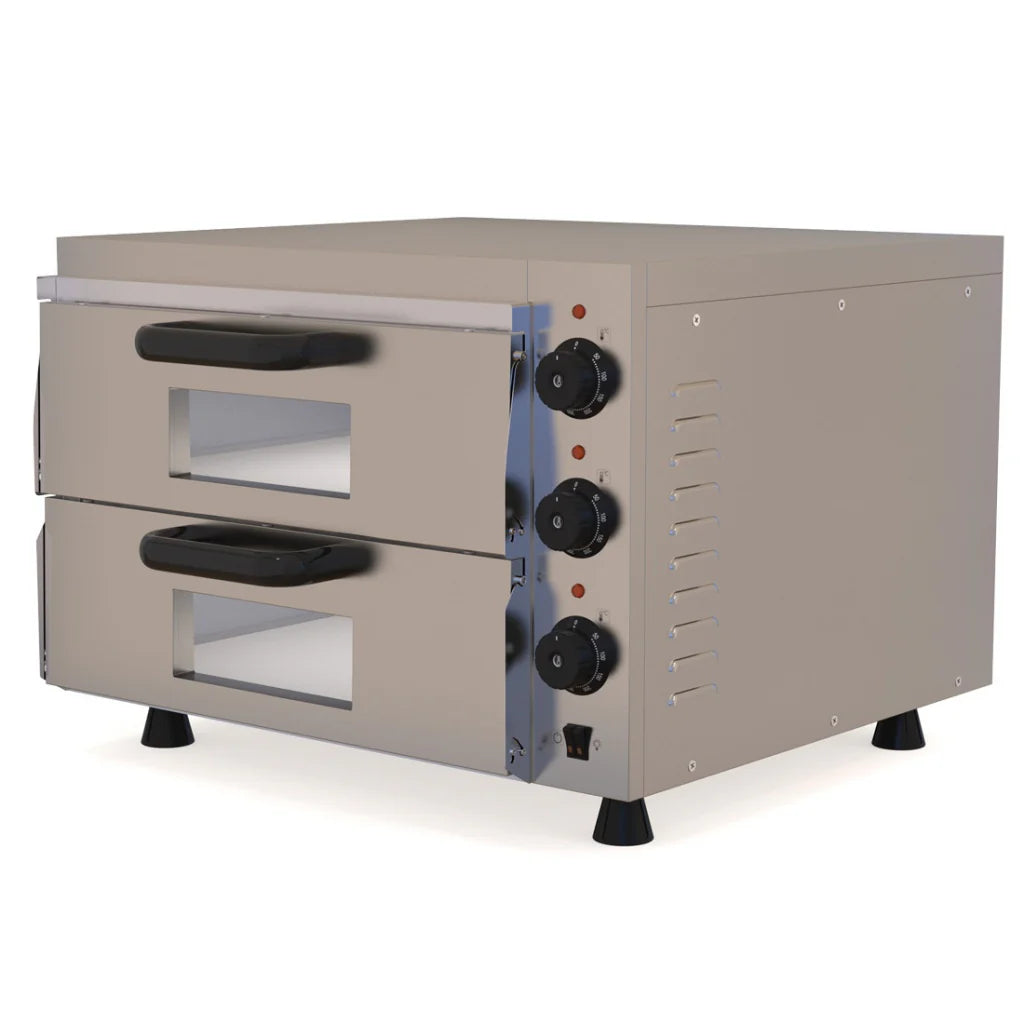 Empire Twin Deck Electric Pizza Oven 8 x 10 Inch