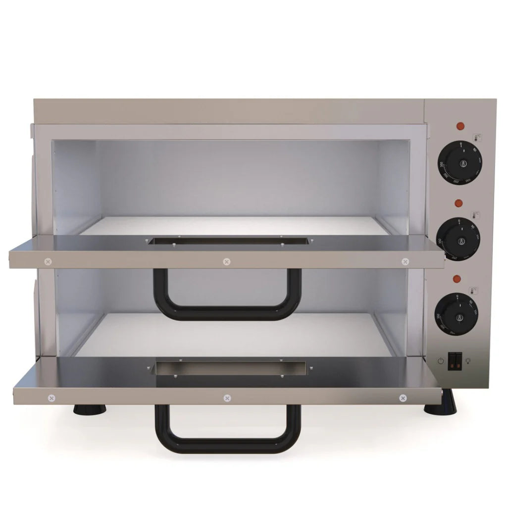 Empire Twin Deck Electric Pizza Oven 8 x 10 Inch